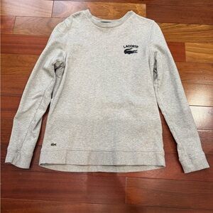 LIKE NEW! Lacoste Boys Gray Sweatshirt